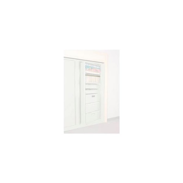 Datum Filing Systems Rotary File Cabinet Components, Legal Front Hanging Folder Rail, Bone White XHF-LG2-T15 - main